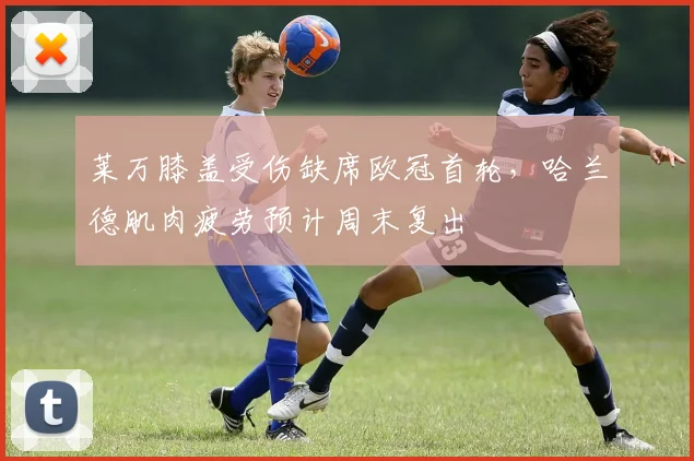 莱万膝盖受伤缺席欧冠首轮,哈兰德肌肉疲劳预计周末复出